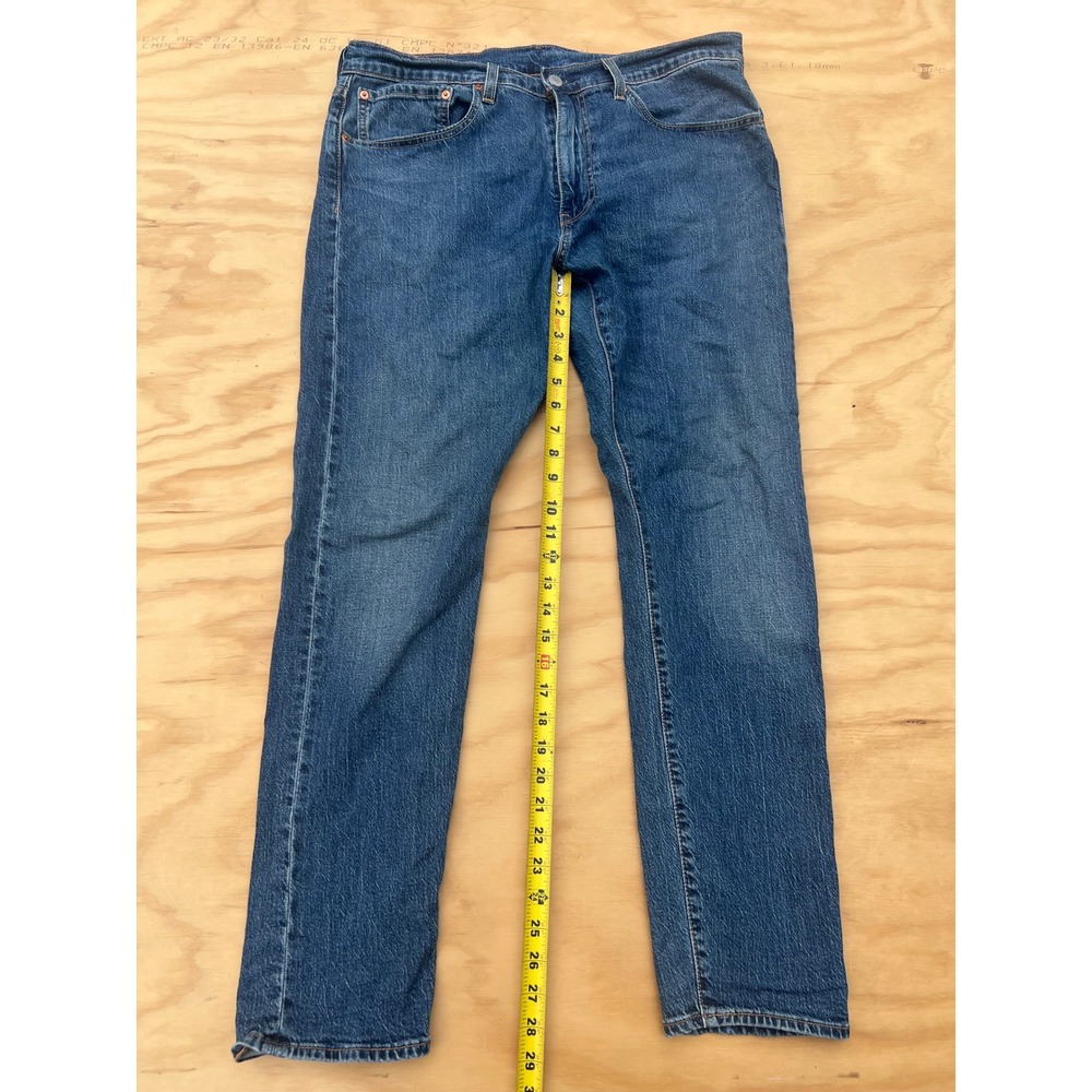 Levis Premium 512 Slim Taper Mens Jeans W34 L32 Blue Denim 28833-0650